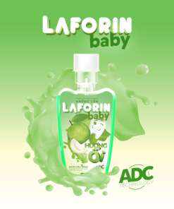 Nước súc miệng LAFORIN BABY hương ổi ngừa sâu răng cho trẻ em 350ml