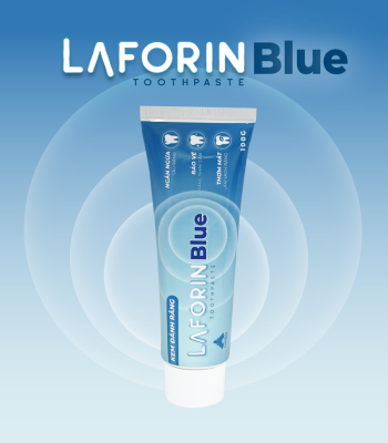 Kem đánh răng Laforin Blue dùng cho răng nướu nhạy cảm tuýp 100g